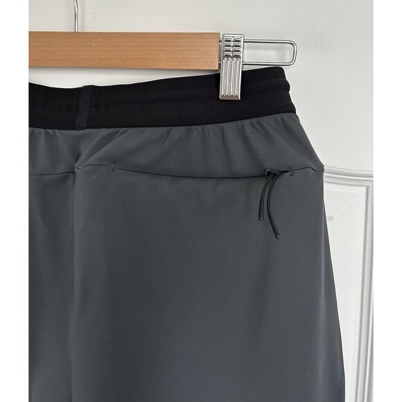 HILL CITY Mens Medium Tall  Athletic Jogger Pants Gray Black Stretch Athleisure - Picture 7 of 14